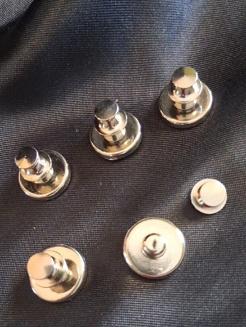 Classic Brown Enamel Cufflinks with Silver Trim